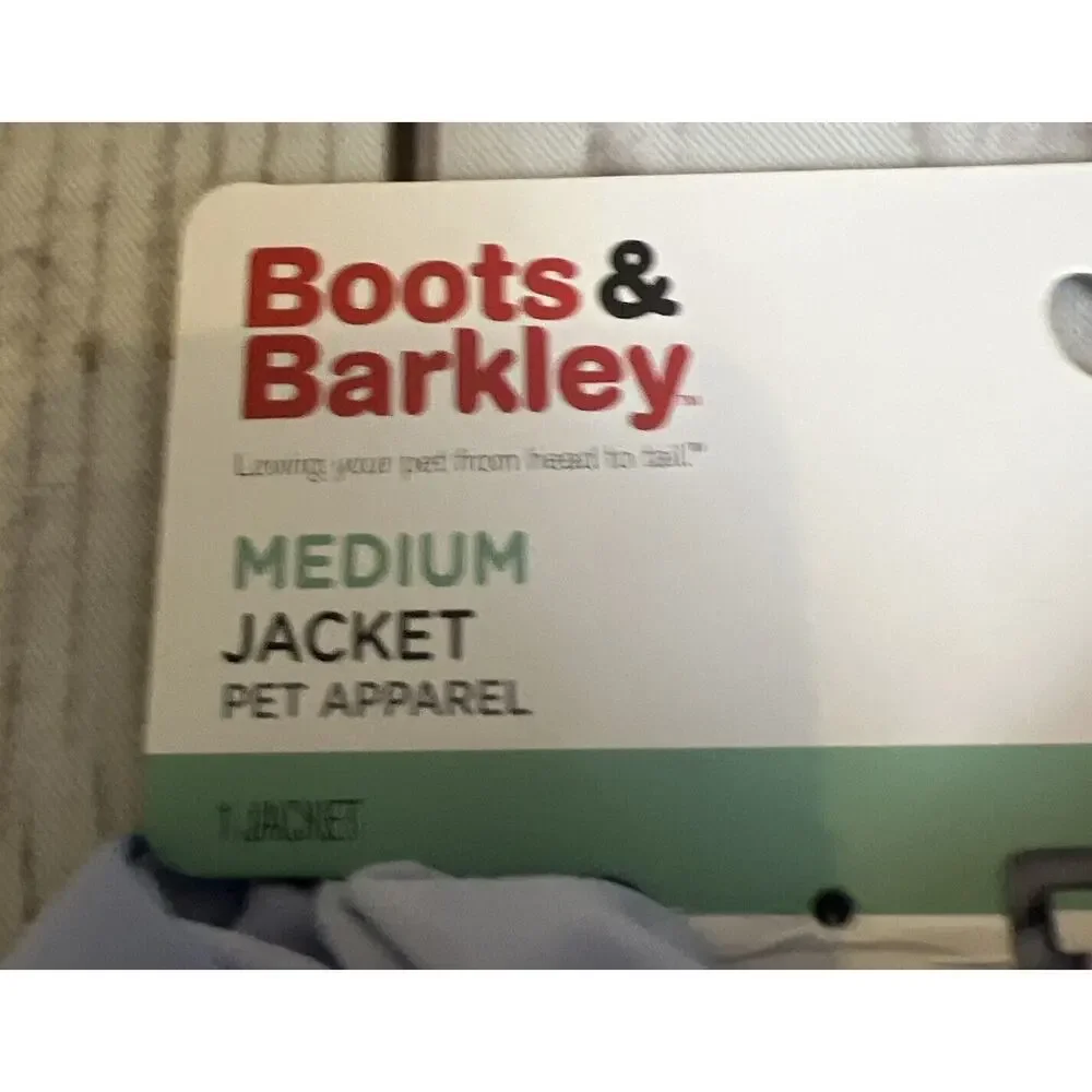 Boots & Barkley Dog Jacket with pocket and turtleneck Lightweight M NWT